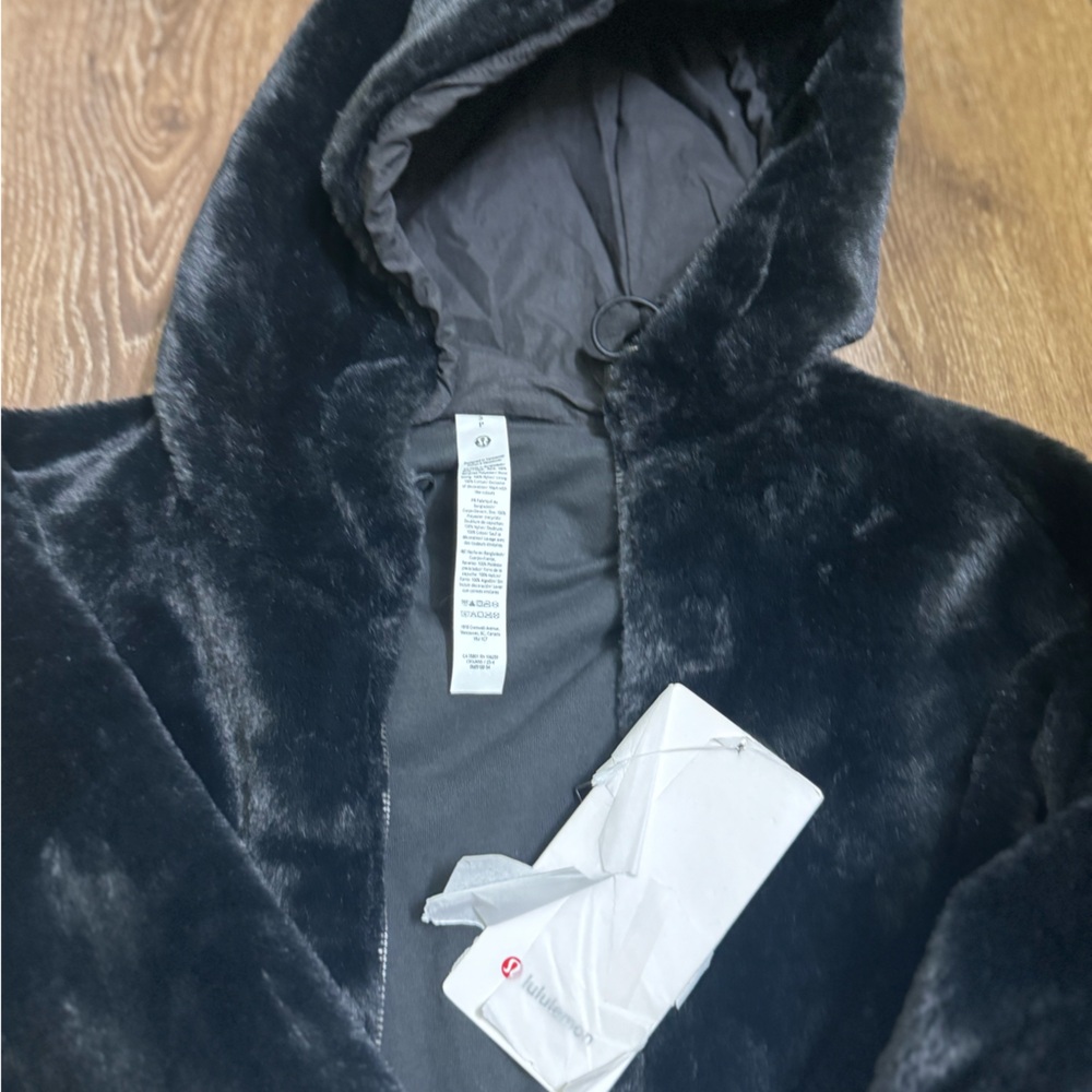 Faux Fur Full-Zip Hoodie